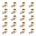 The FaucetLock | Heavy Duty Brass Construction | Prevents Water Theft & Secures Outdoor Bibbs | Promotes Water Conservation | Keyed The Same | FSS 50 | 20 Pack