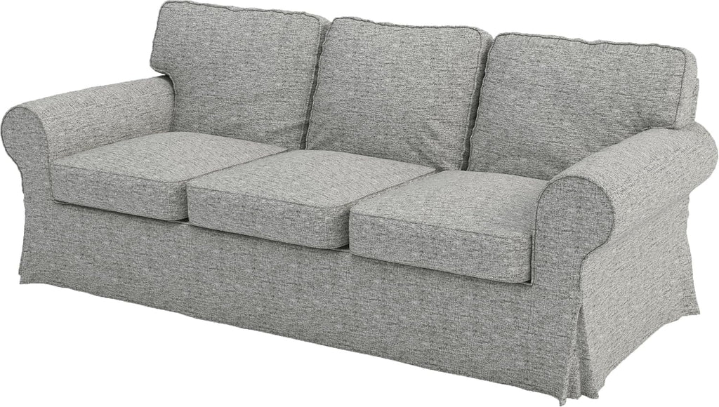 Ektorp 3 Seat Sofa Cotton Cover Replacement Slipcover Compatible with IKEA Ektorp Sofa Cover (Polyester Flax Sofa)