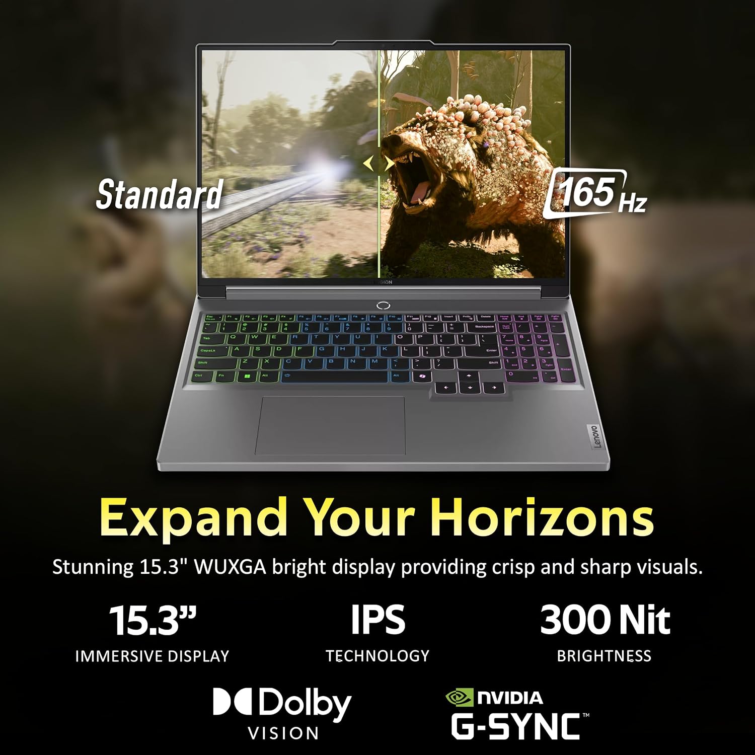 Lenovo Legion 5 15.3' WUXGA 165Hz Gaming Laptop, AMD Ryzen 7 260, GeForce RTX 5060, 64GB DDR5, 5TB Storage (4TB SSD+1TB Docking Station Set), Backlit Keyboard, HD Camera, Wi-Fi 6, Win 11, Black