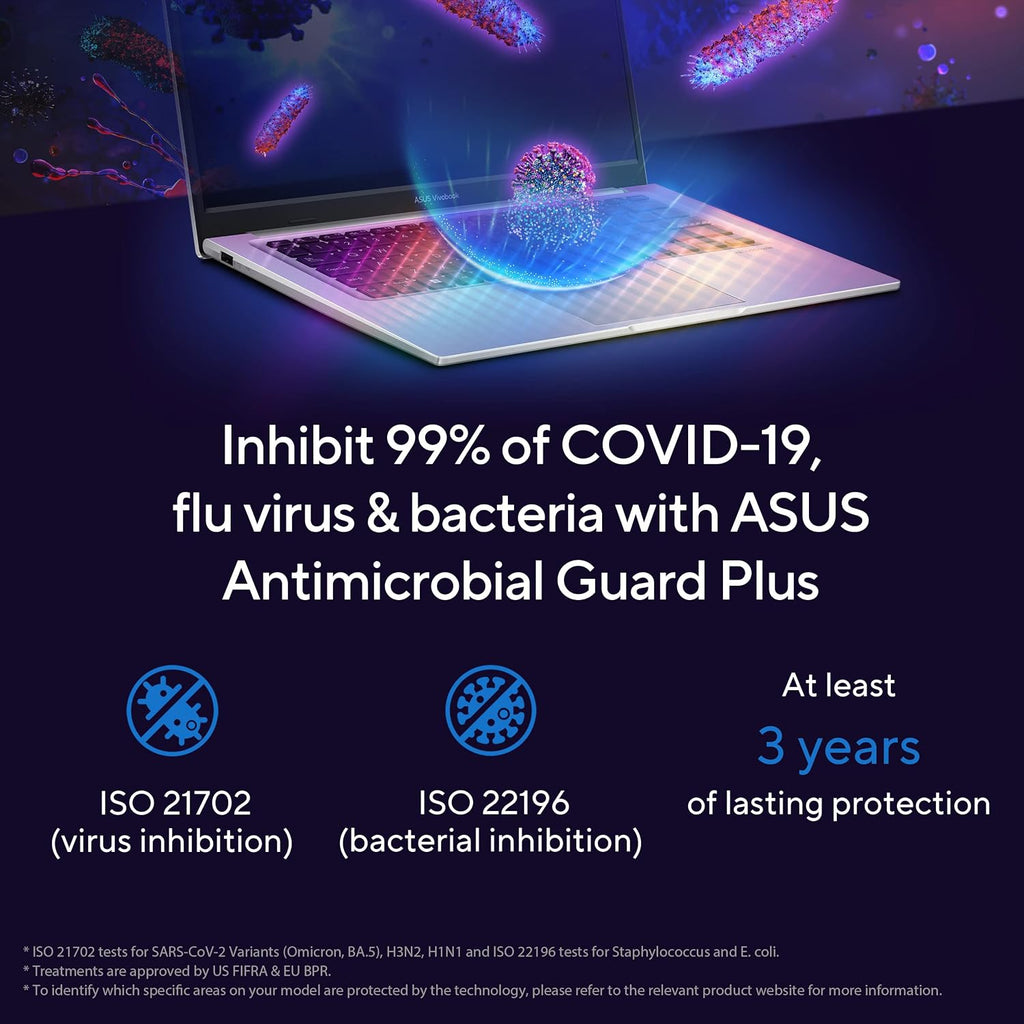 ASUS 2023 Vivobook 14 Laptop, 14' FHD (1920 x 1080) Display, Intel Core i5-1235U CPU, Intel Iris Xᵉ Graphics, 8GB RAM, 256GB SSD, Windows 11 Home, Quiet Blue, F1404ZA-AS51