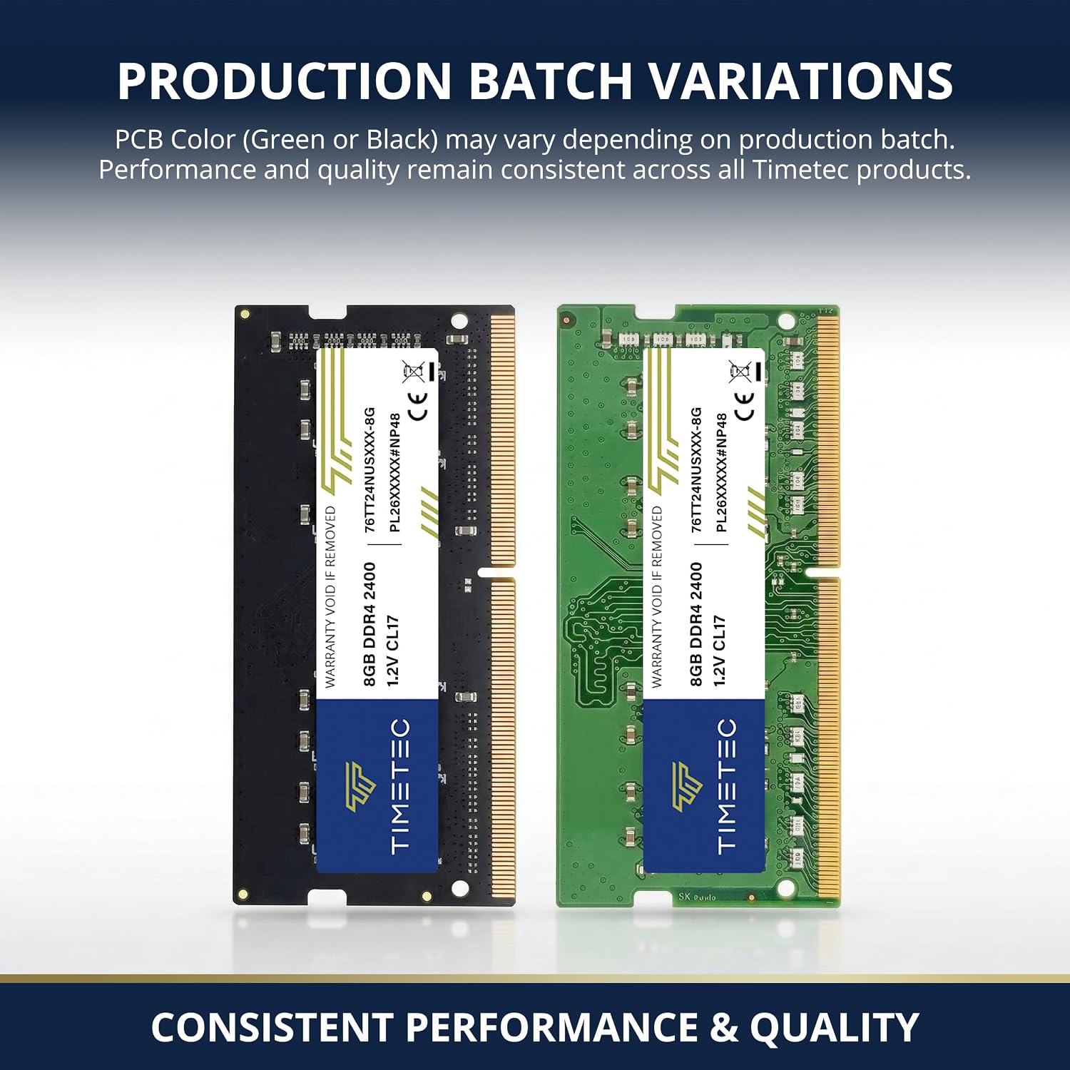 Timetec 80GB KIT (10x8GB) DDR4 2400MHz (PC4-2400T) PC4-19200 SODIMM Laptop RAM – 260-Pin 1.2V CL17 Non-ECC Unbuffered Memory Module for Laptop, Notebook, Mini PC, All-in-One