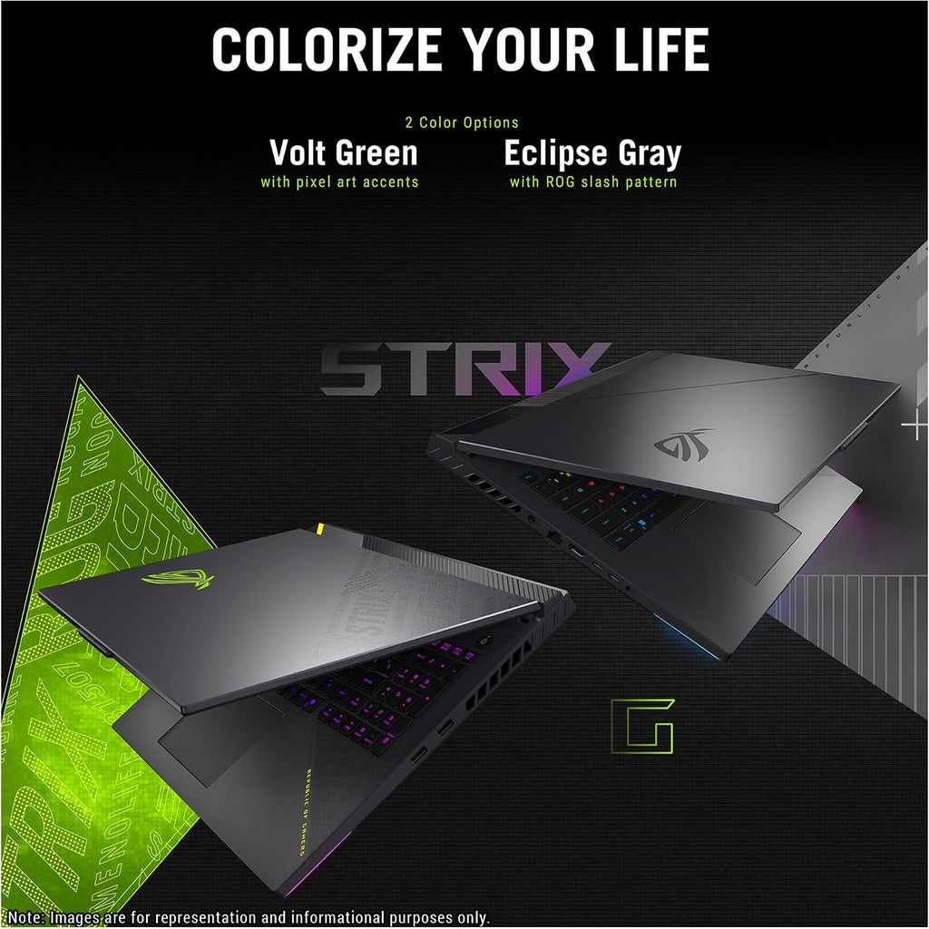 ASUS ROG Strix G16 Gaming Laptop, AMD Ryzen 9-9955HX, 64 GB DDR5 RAM, 4 TB PCIe SSD, 16' WUXGA (1920x1200) 165Hz Display, Nvidia G-Force RTX 5060, 4-Zone RGB Keyboard, W11 Pro, Eclipse Gray