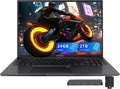 ASUS Vivobook 16' WUXGA Laptop, Intel Core i7-1355U, 24GB RAM, 2TB Storage(1TB SSD+1TB Docking Station Set), Iris Xe Graphics, Backlit Keyboard, Number Pad, Fingerprint, Webcam, Win 11, Black