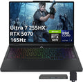 Lenovo Legion Pro 5i 16' 165Hz Gaming Laptop, Intel 20-core Ultra 7 255HX(Outperforms i9-14900HX), RTX 5070 8GB, 64GB DDR5, 3TB Storage(2TB SSD+1TB Docking Station), Backlit Keyboard, Win 11, Black