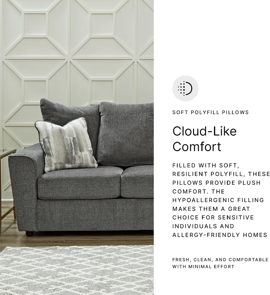 Signature Design by Ashley Stairatt Casual Sofa with Flared Arms, Gray