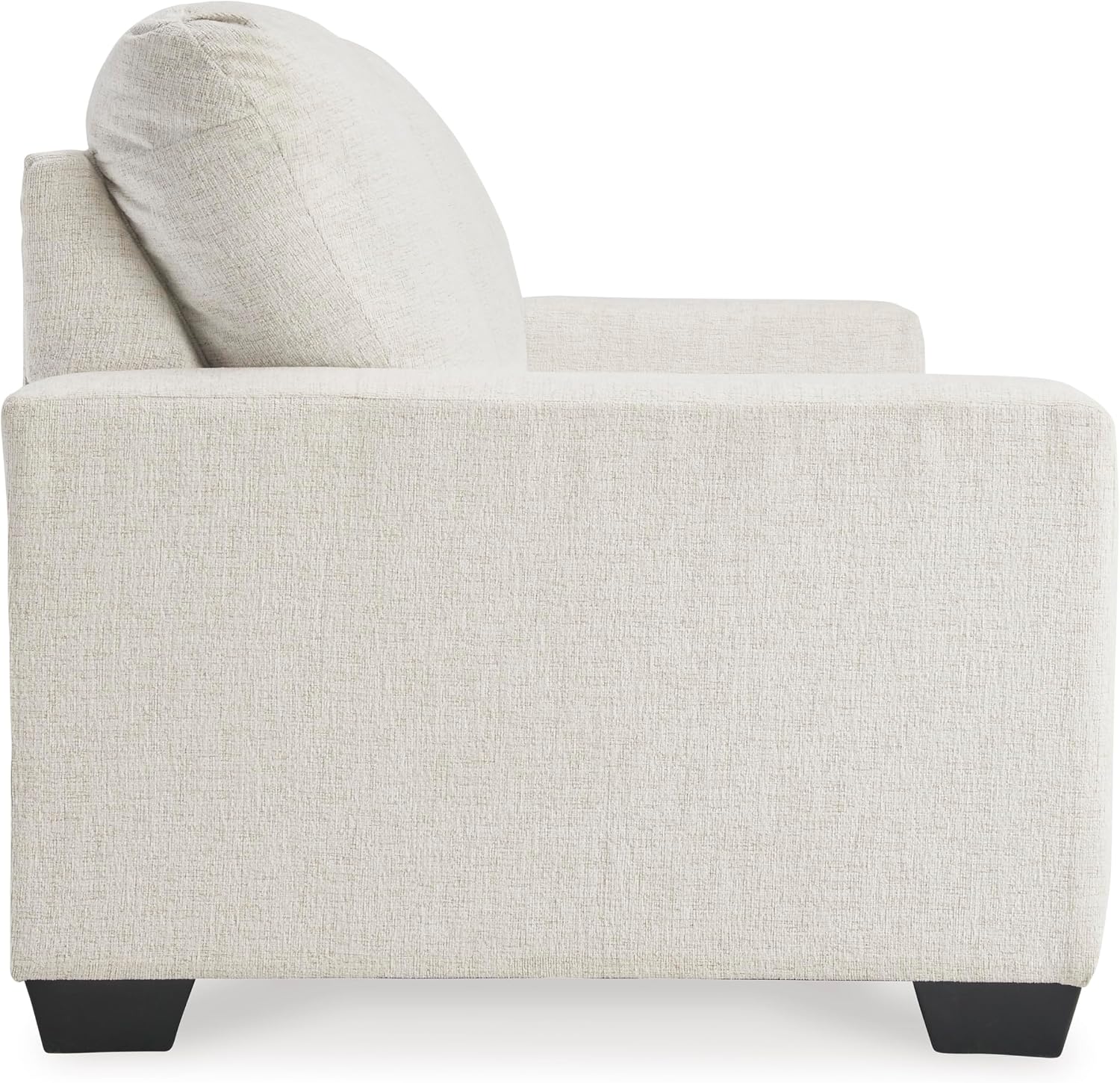 Signature Design by Ashley Rannis Coastal 2-in-1 Sofa Sleeper with Folding Gel Memory Foam Mattress, Full, White