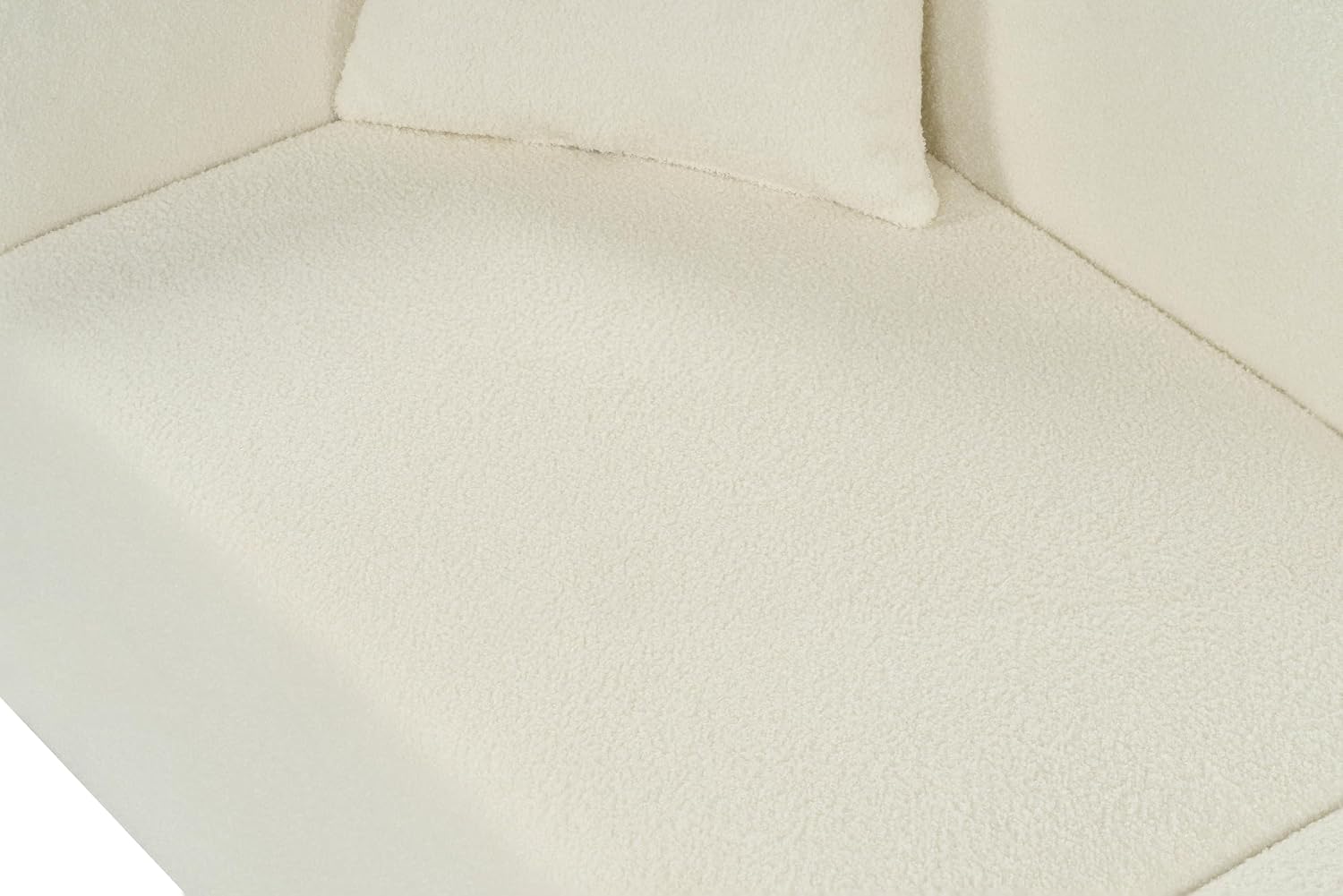 Christopher Knight Home Sabbo 87.50' Boucle Upholstered Couch, Oversized 2 Seater Sofa, Curved Soft Seating Lounge Sofa Chair, Cozy Loveseat with Armrest, Reading Sofa for Living Room Home Rest, Beige