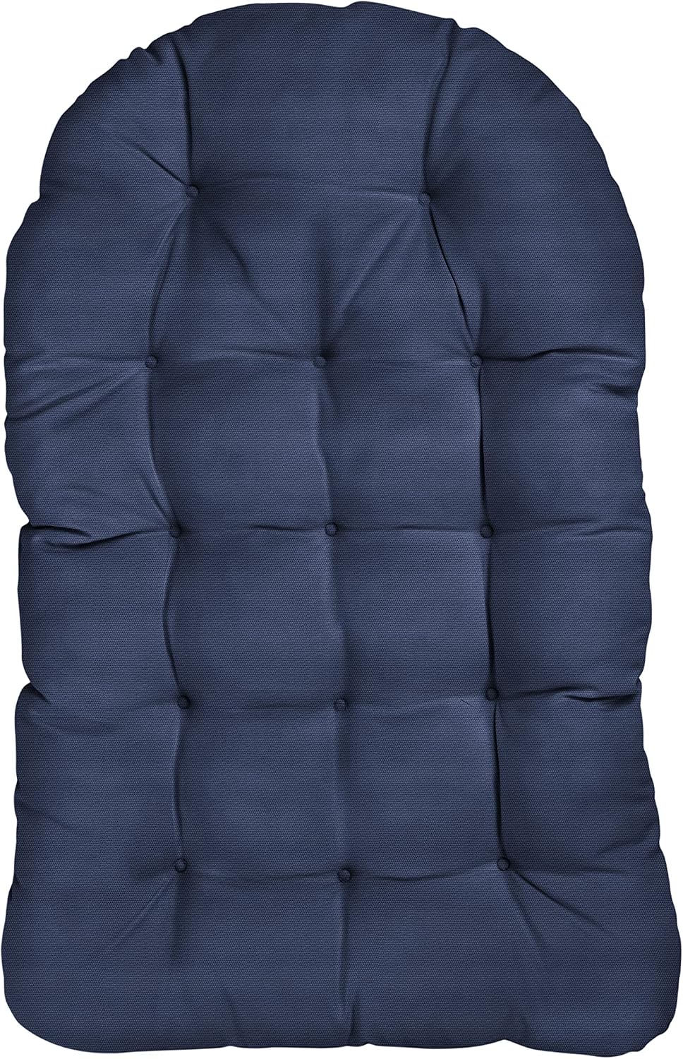 Trupedic Egg Chair Cushion, 44 x 27 x 4, Canvas Navy