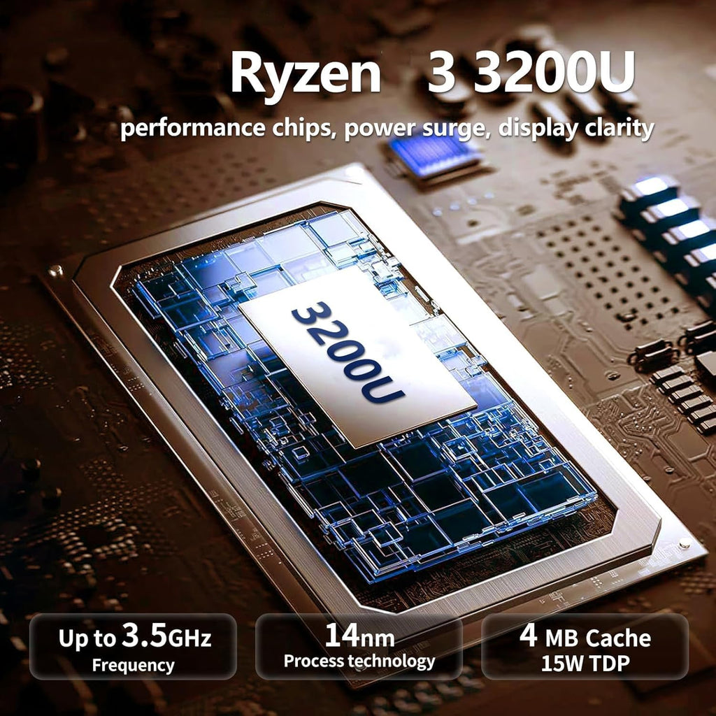 DUNHOO 15.6 Inch 2 in 1 Laptop, Touchscreen Convertible Laptop with Ryzen 3-3200U(up to 3.5GHz),16GB RAM 512GB SSD, 360° Rotating Touch Screen Laptop Computer, WIFI5 BT5.1 Backlit Keyboard