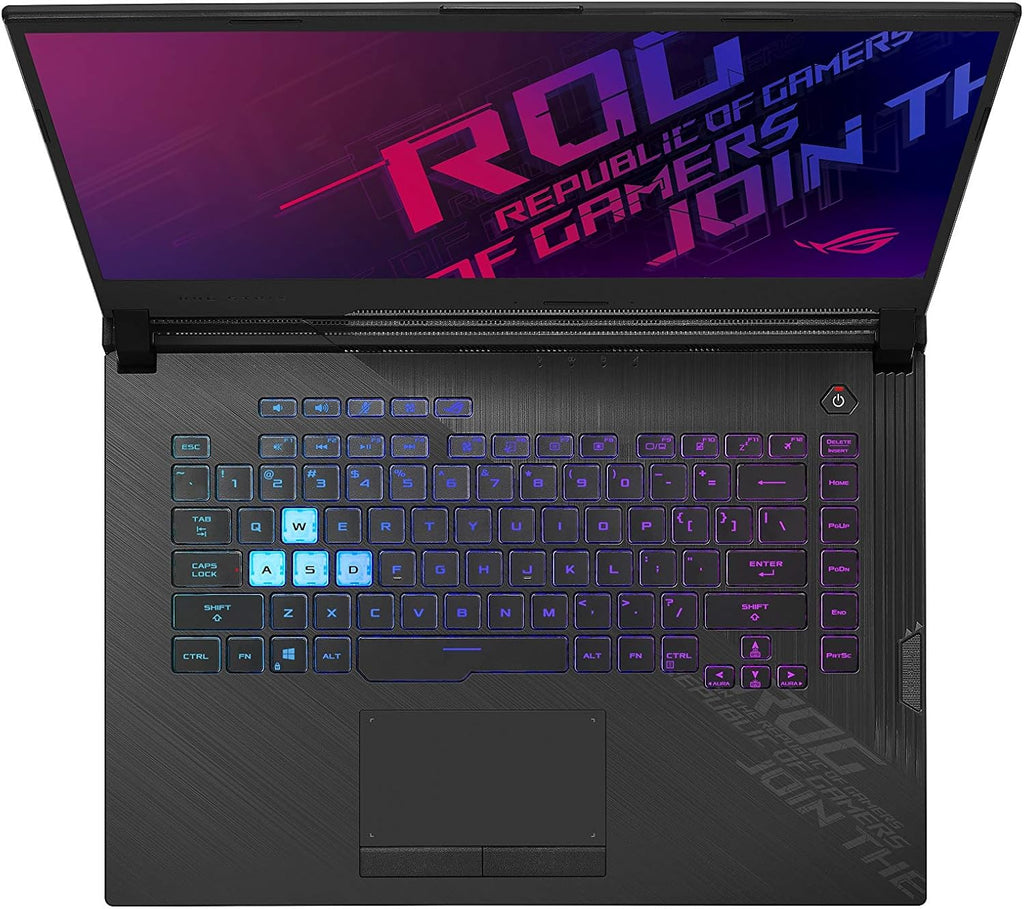 ASUS ROG Strix G15 (2020) Gaming Laptop, 15.6' 144Hz FHD IPS Type Display, NVIDIA GeForce RTX 2060, Intel Core i7-10750H, 16GB DDR4, 512GB PCIe NVMe SSD, RGB Keyboard, Windows 10 Home, G512LV-ES74