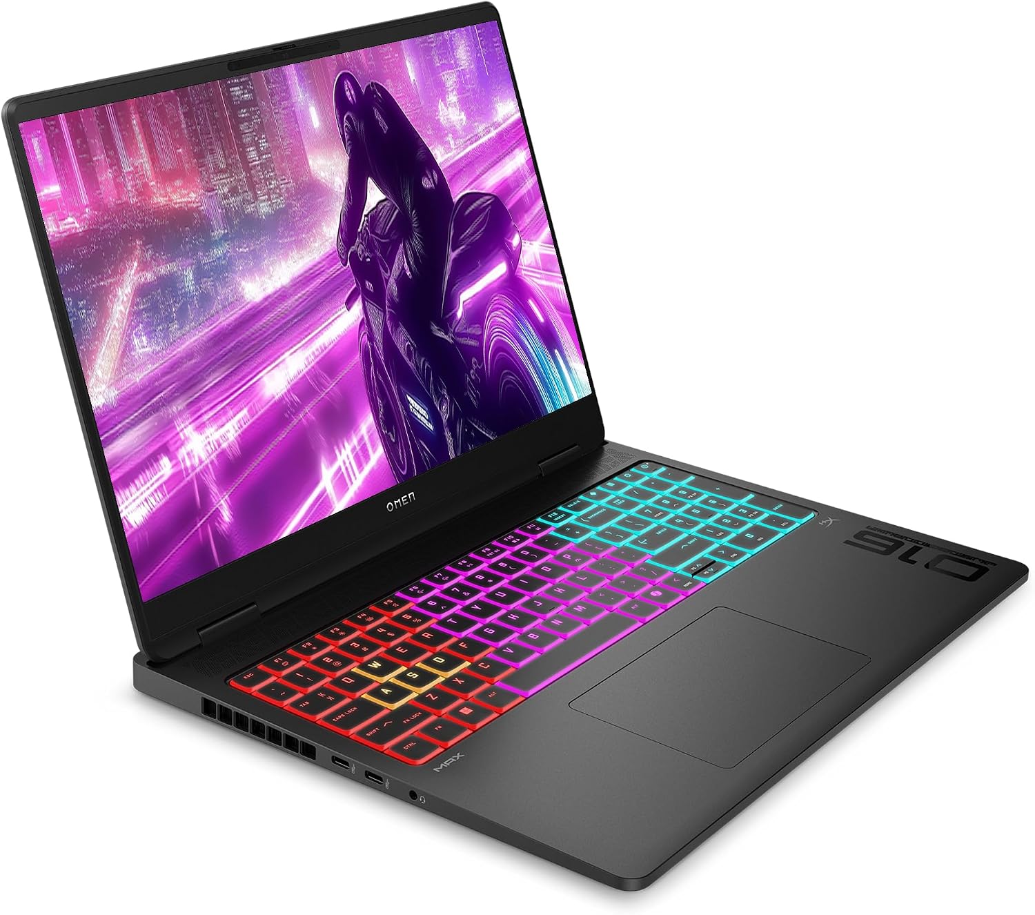 HP OMEN 16 MAX Gaming Laptop, AMD Ryzen AI 7 H 350, 32 GB DDR5 RAM, 2 TB PCIe SSD, 16' WQXGA (2560x1600) 240Hz Display, Nvidia G-Force RTX 5070, 4-Zone RGB Backlit Keyboard, W11 Home, Shadow Black