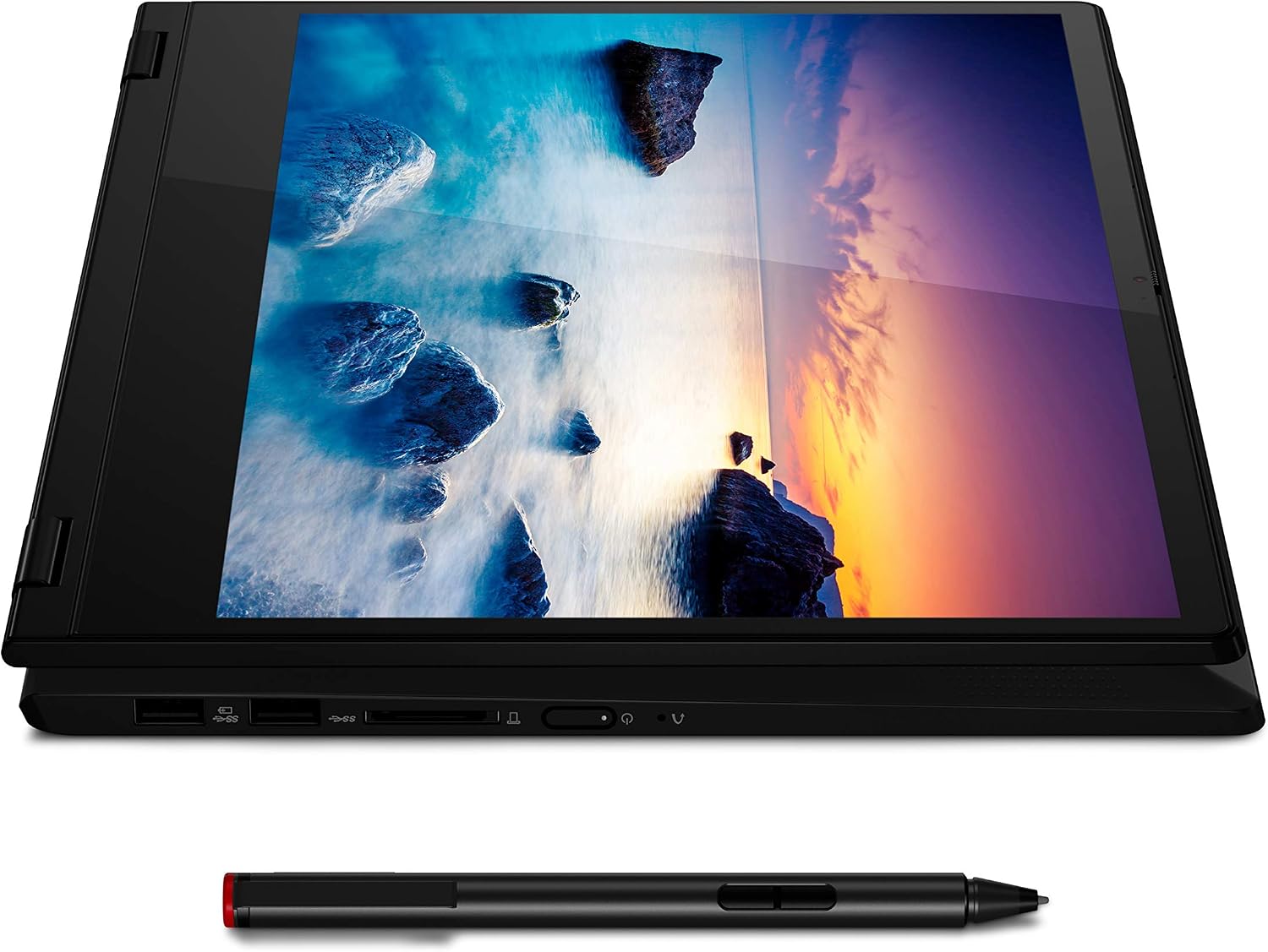 Lenovo Flex 14 2-in-1 Convertible Laptop, 14 Inch FHD, Touchscreen, AMD Ryzen 5 3500U Processor, Radeon Vega 8 Graphics, 8GB DDR4 RAM, 256GB NVMe SSD, Win 10, Black, Pen Included