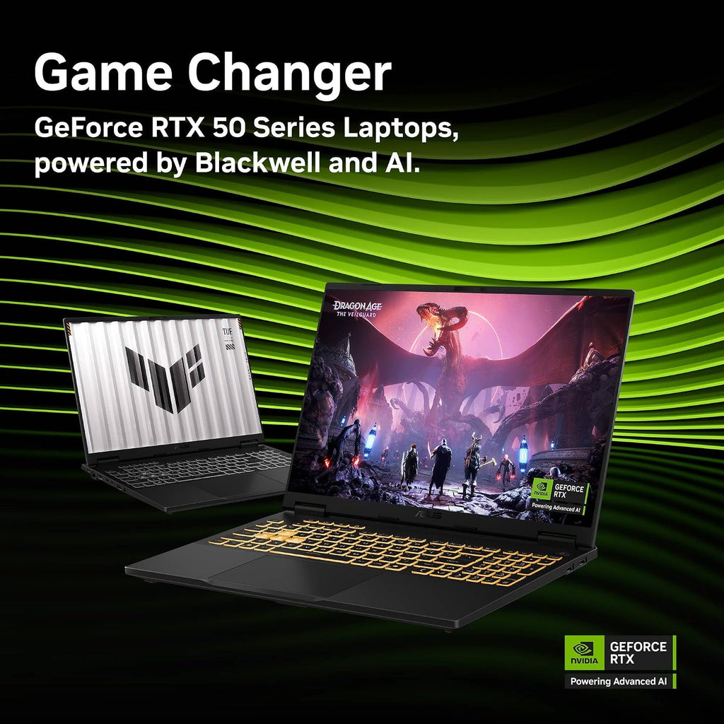 ASUS TUF F16 Gaming Laptop, NVIDIA GeForce RTX 5060, 14 Gen Intel 16-Core i7-14650HX, 16' FHD+ 165Hz Anti-Glare Display, Backlit Keyboard, 32GB DDR5 RAM, 1TB SSD, Win 11 Pro, WiFi 6E, w/Accessories