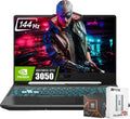 ASUS 2025 TUF A15 15.6'' FHD 144Hz Gaming Laptop, 8-Core AMD Ryzen 7-7435HS, Nvidia Geforce RTX 3050 Graphics, 32GB DDR5 RAM, 2TB SSD, RGB Backlit KB, Wi-Fi 6, Win11 Home, W/Portable SSD