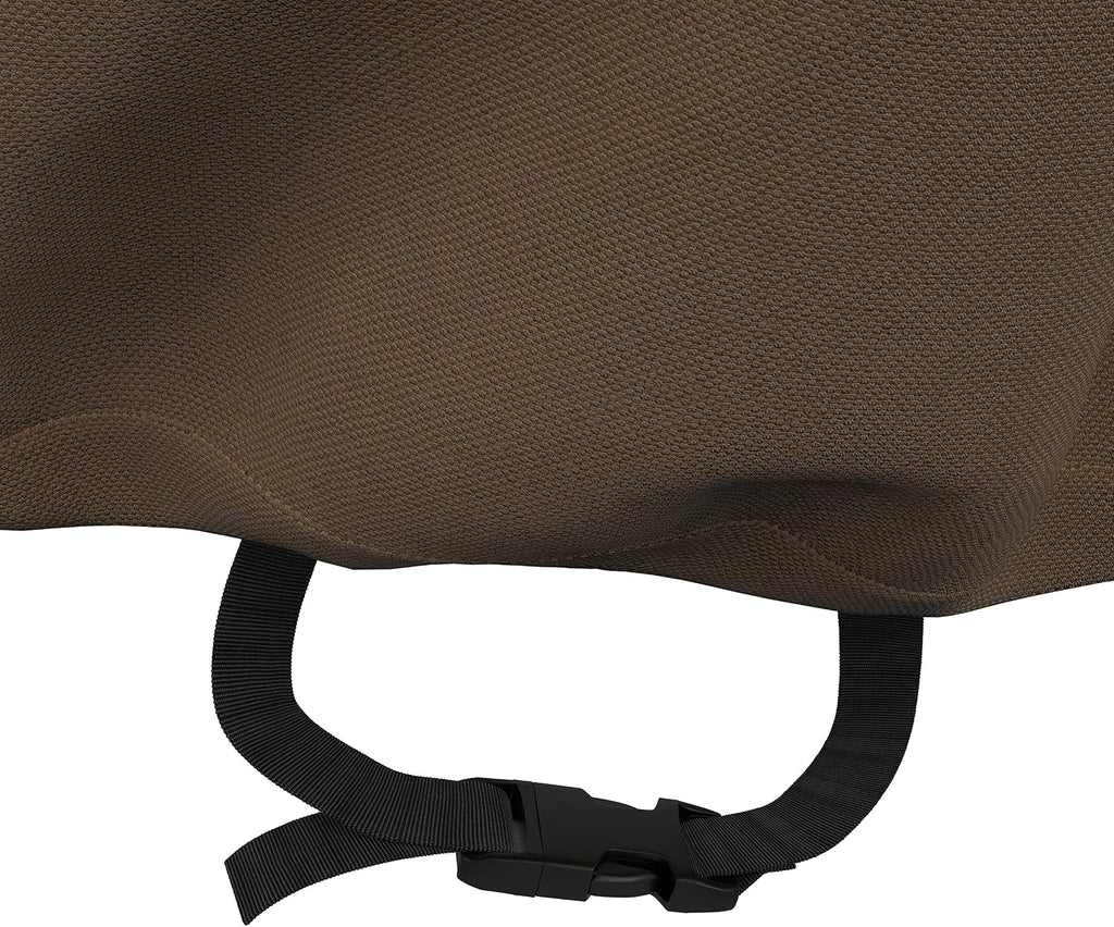 Amazon Basics 3-Seater Outdoor Patio Furniture Couch Sofa Cover Waterproof, Anti-UV, Durable, Beige/Tan (Pack of 4)