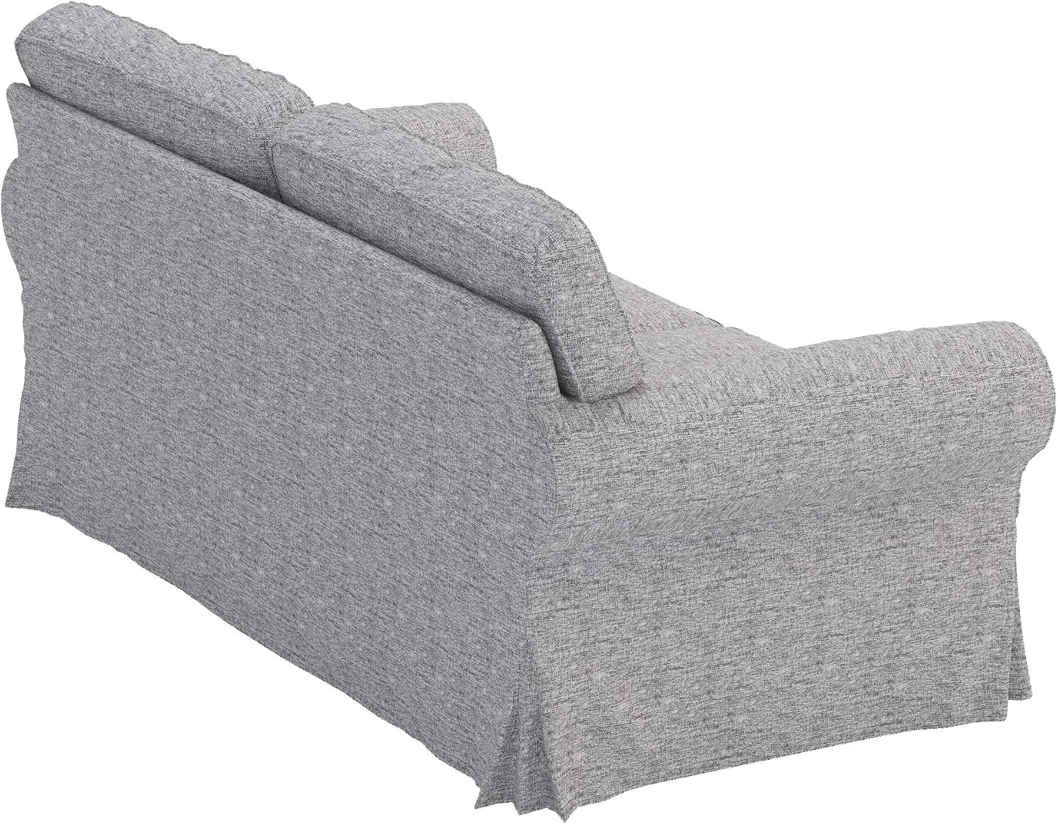 Custom Slipcover Replacement Polyester Flax Ektorp Loveseat Cover Replacement is Made Compatible for IKEA Ektorp Loveseat Sofa Slipcover(Polyester Flax Loveseat)