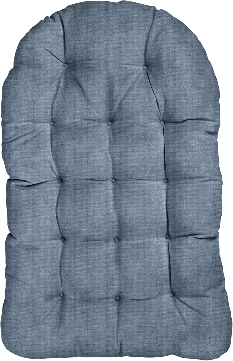 Trupedic Egg Chair Cushion, 44 x 27 x 4, Spectrum Denim