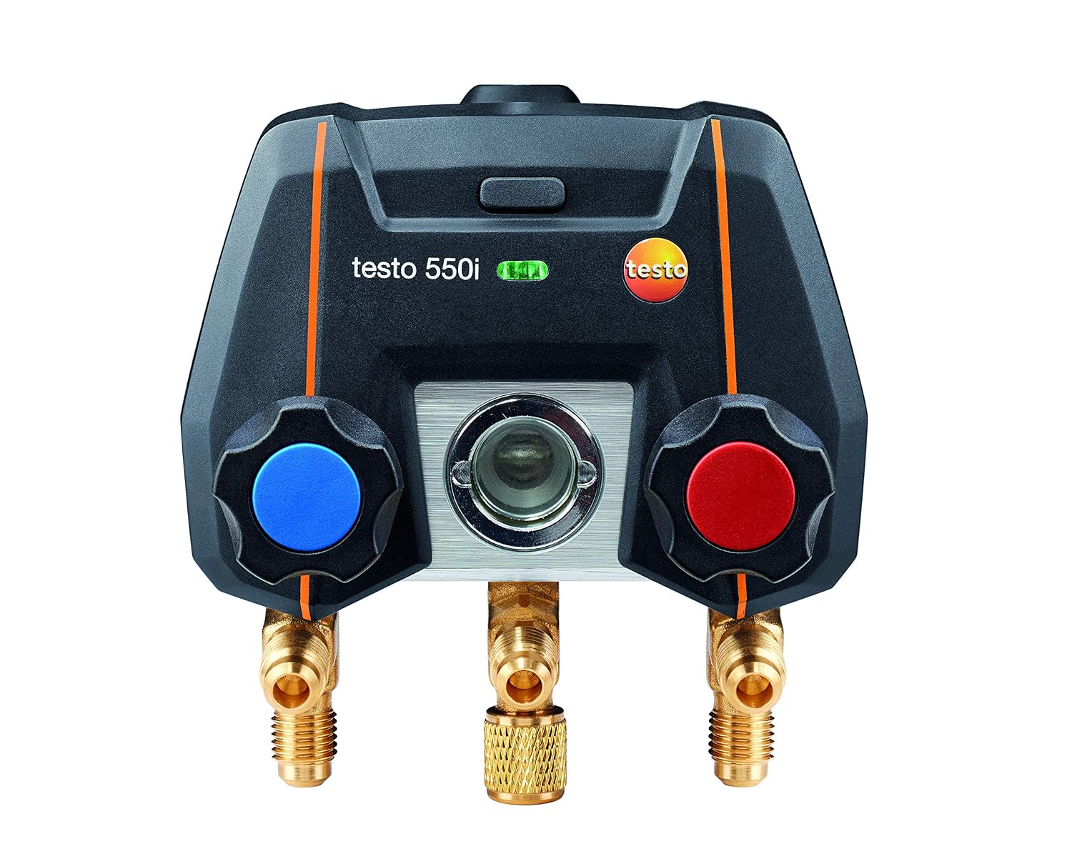 Testo 550i Kit I App Operated Digital Manifold and 2 x 115i Pipe Clamp Thermometer for air Conditioning, Refrigeration Systems and Heat Pumps – with Bluetooth
