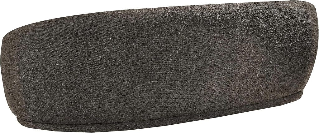 Meridian Furniture 693Brown-S Hyde Collection Modern | Contemporary Boucle Fabric Upholstered Sofa, Brown, 89.5' W x 38' D x 28' H