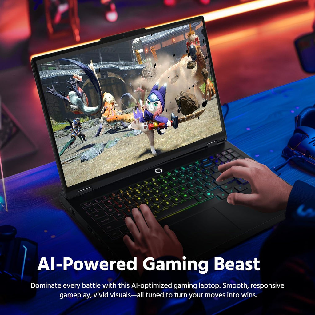 Lenovo Legion Pro 5i 16' WQXGA 165Hz OLED AI-Powered Gaming Laptop, Intel 20-Core Ultra7 255HX, GeForce RTX 5070 8GB GDDR7, 32GB RAM, 1TB PCIe SSD, Backlit, Win 11 Pro, Black, 1TB Docking Station