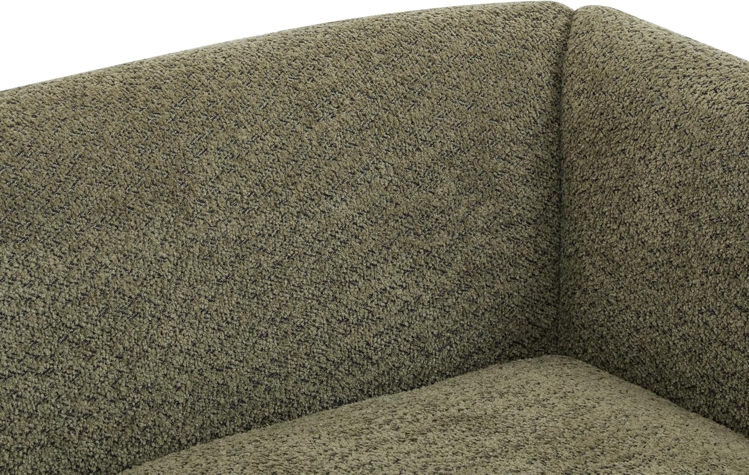 Christopher Knight Home Almad 2 Pieces Sofa Couch Set, Cozy 3-Seater Sofa and Loveseat for Living Room, Upholstered Couch Chair, Soft Seating Lounge Sofa with Wood Frame, Boucle Fabric, Olive Green