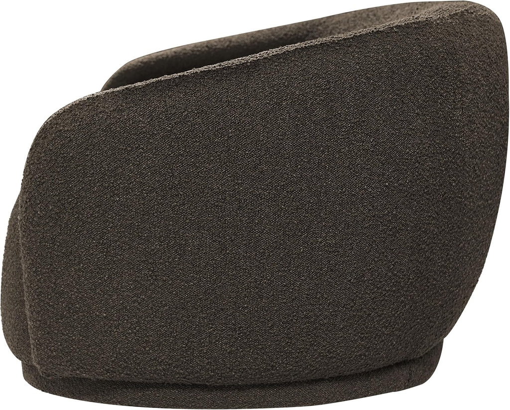 Meridian Furniture 693Brown-S Hyde Collection Modern | Contemporary Boucle Fabric Upholstered Sofa, Brown, 89.5' W x 38' D x 28' H