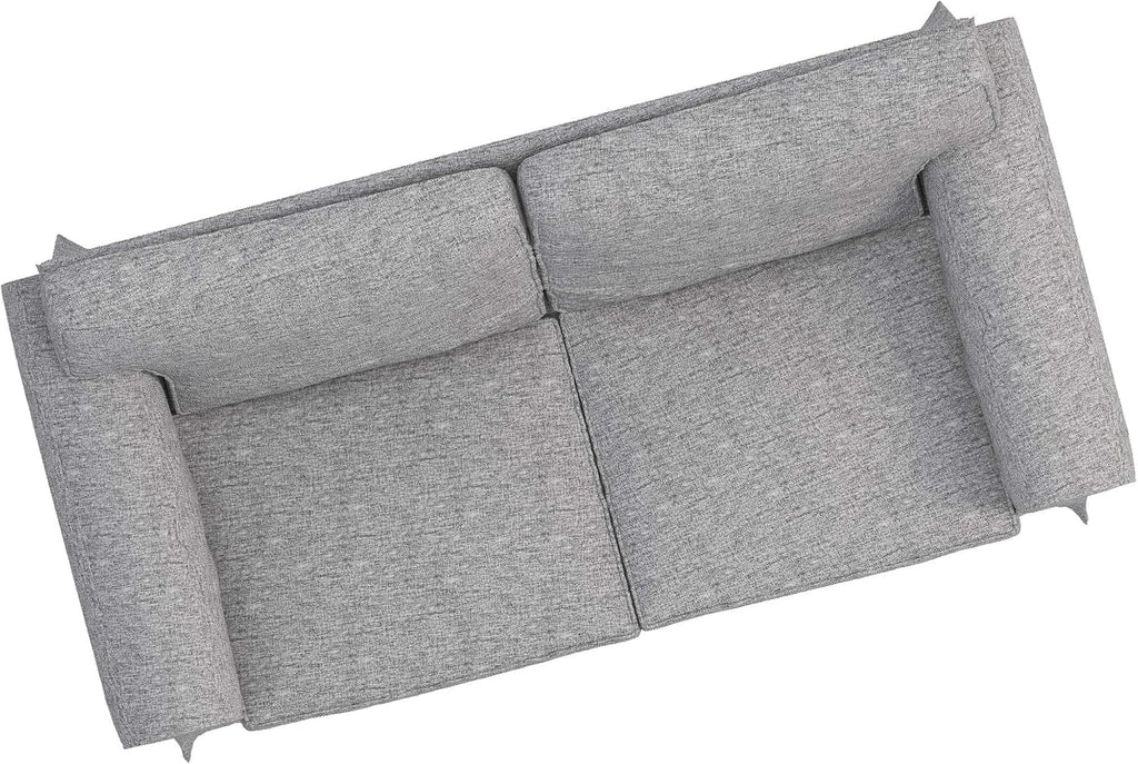 Custom Slipcover Replacement Polyester Flax Ektorp Loveseat Cover Replacement is Made Compatible for IKEA Ektorp Loveseat Sofa Slipcover(Polyester Flax Loveseat)