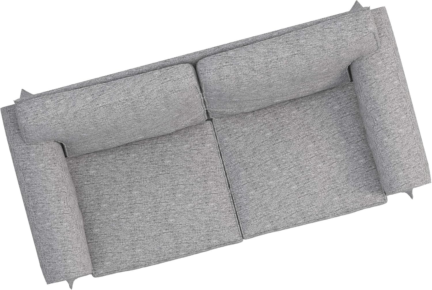 Custom Slipcover Replacement Polyester Flax Ektorp Loveseat Cover Replacement is Made Compatible for IKEA Ektorp Loveseat Sofa Slipcover(Polyester Flax Loveseat)
