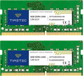 Timetec 16GB KIT(2x8GB) DDR4 SODIMM for Intel NUC KIT/Mini PC/HTPC/NUC Board 2400MHz PC4-19200 Non ECC Unbuffered 1.2V CL17 Single Rank 260 Pin Memory Upgrade(16GB KIT(2x8GB))