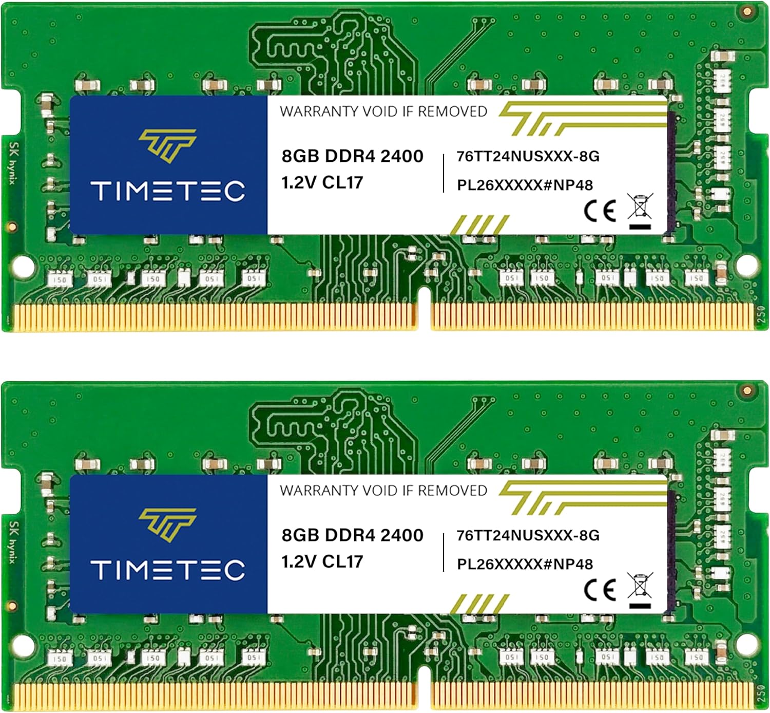 Timetec 16GB KIT(2x8GB) DDR4 SODIMM for Intel NUC KIT/Mini PC/HTPC/NUC Board 2400MHz PC4-19200 Non ECC Unbuffered 1.2V CL17 Single Rank 260 Pin Memory Upgrade(16GB KIT(2x8GB))
