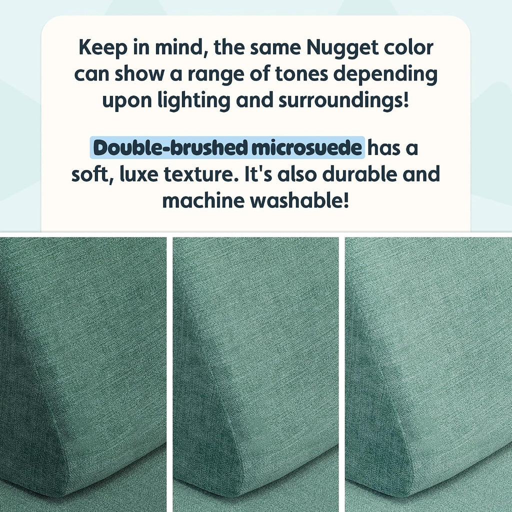 Nugget - The Original Play Couch for Kids - Modular Foam Children's Sofa for Playroom, Imagination, & Creative Open Ended Play - Washable & Convertible Playroom Furniture, Seamonster