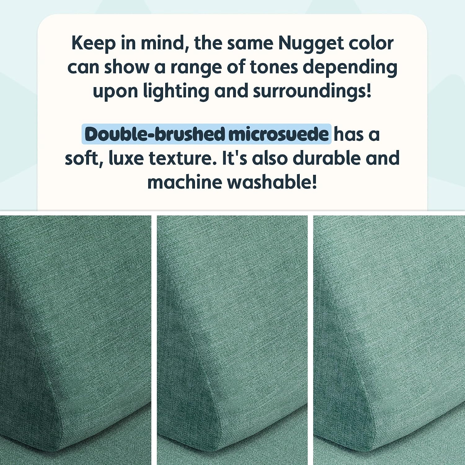Nugget - The Original Play Couch for Kids - Modular Foam Children's Sofa for Playroom, Imagination, & Creative Open Ended Play - Washable & Convertible Playroom Furniture, Seamonster