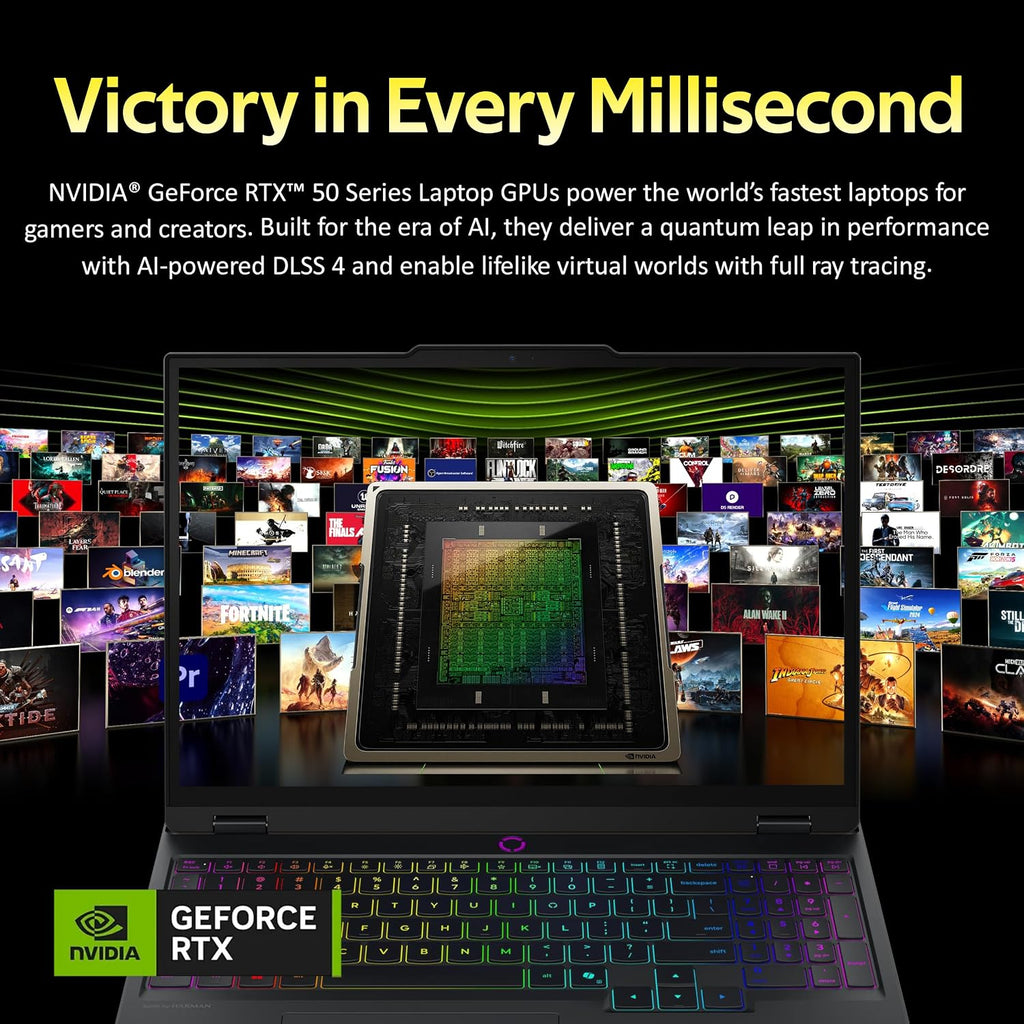 Lenovo Legion 5 15.1' WQXGA 165Hz Gaming Laptop, Intel i9-14900HX, RTX 5070 GDDR7, 32GB DDR5, 2TB SSD, 24-Zone RGB Backlit Keyboard, 5.0MP Camera, Wi-Fi 7, Win11 Pro, Black, 1TB Docking Station Set