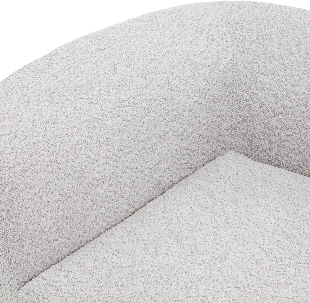 Christopher Knight Home Randa 116' Upholstered Sectional Sofa, 5-Seater Oversized Chair Cloud Couch, Fully Assembled Long Sofa Chaise Lounge, Fully Assembled, White Gray