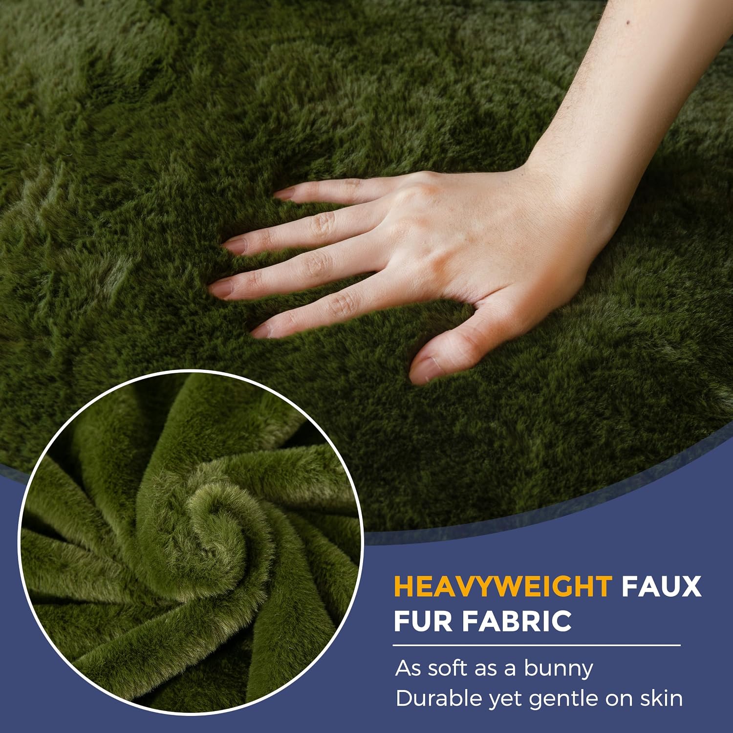 MAXYOYO Giant Bean Bag Chair for Adults, Loveseat Floor Sofa for Living Room, Ultra Soft Sofa Fluffy Reading Chair for Living Room, Green