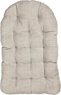 Trupedic Egg Chair Cushion, 44 x 27 x 4, Cast Silver