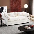 Ihanherry Cloud Sofa 77 Inch Loveseat, Modern Sectional Couch, 2-Seats Sofa for Living Room Bedroom and Apartment, Comfy Double Layer Upholstered Seat Cushion, Breathable Chenille Fabric, Beige