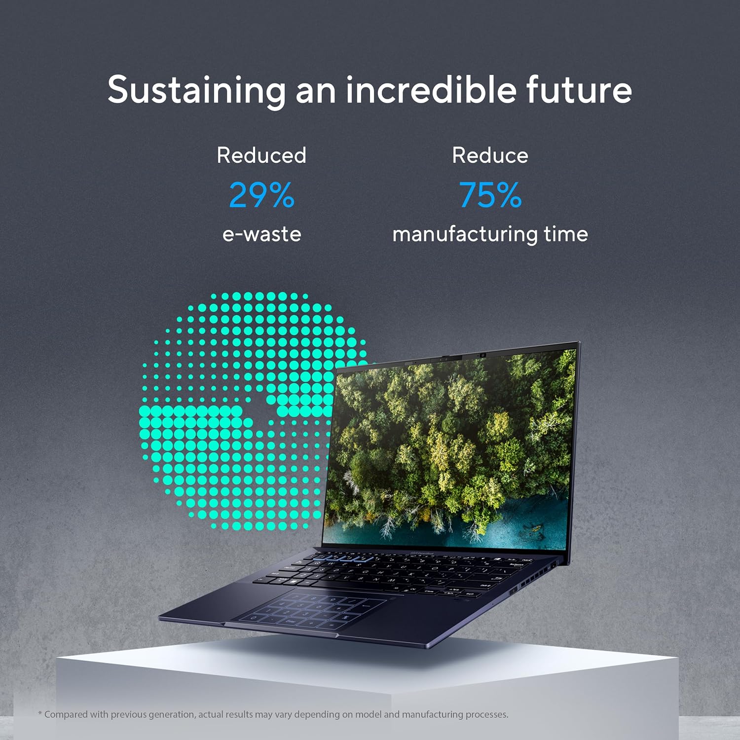 ASUS ExpertBook/BLACK/14.0 WQXGA+(WQ+) Non-Touch/CORE 7 150U/32GB/Intel UMA/1TB/WIN11 PRO