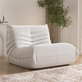 YVDNHP Bean Bag Chair for Adults, Oversized Fireside Chair Comfy Lazy Floor Sofa, Single Seat Sofa Couch Memory Foam Bean Bag Chair for Living Room, Bedroom Apartment Office (Beige)