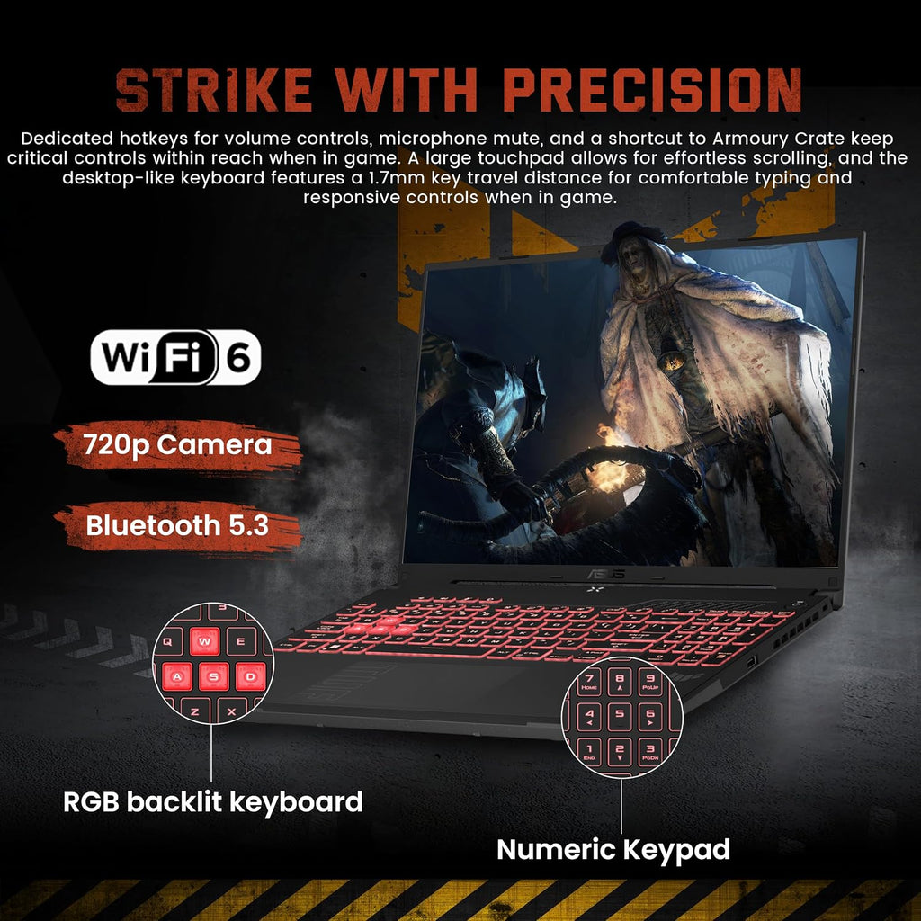 ASUS TUF A16 16' WUXGA 144Hz Gaming Laptop, AMD Ryzen 7 7445HS, NVIDIA GeForce RTX 4050, 32GB DDR5, 3TB Storage(2TB SSD+1TB Docking Station Set), RGB Backlit Keyboard, Copilot, Win11 Pro, Gray