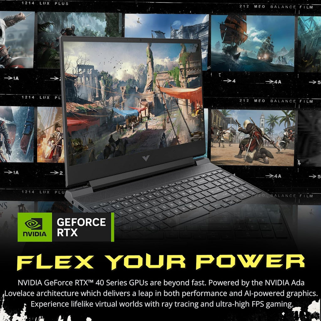 HP Victus 15.6' 144Hz FHD Gaming Laptop, Intel i5-13420H, 64GB RAM, 4TB PCIe SSD, GeForce RTX 4050, WiFi 6, Backlit Keyboard, Windows 11 Pro, Mica Silver, 1TB Docking Station Set