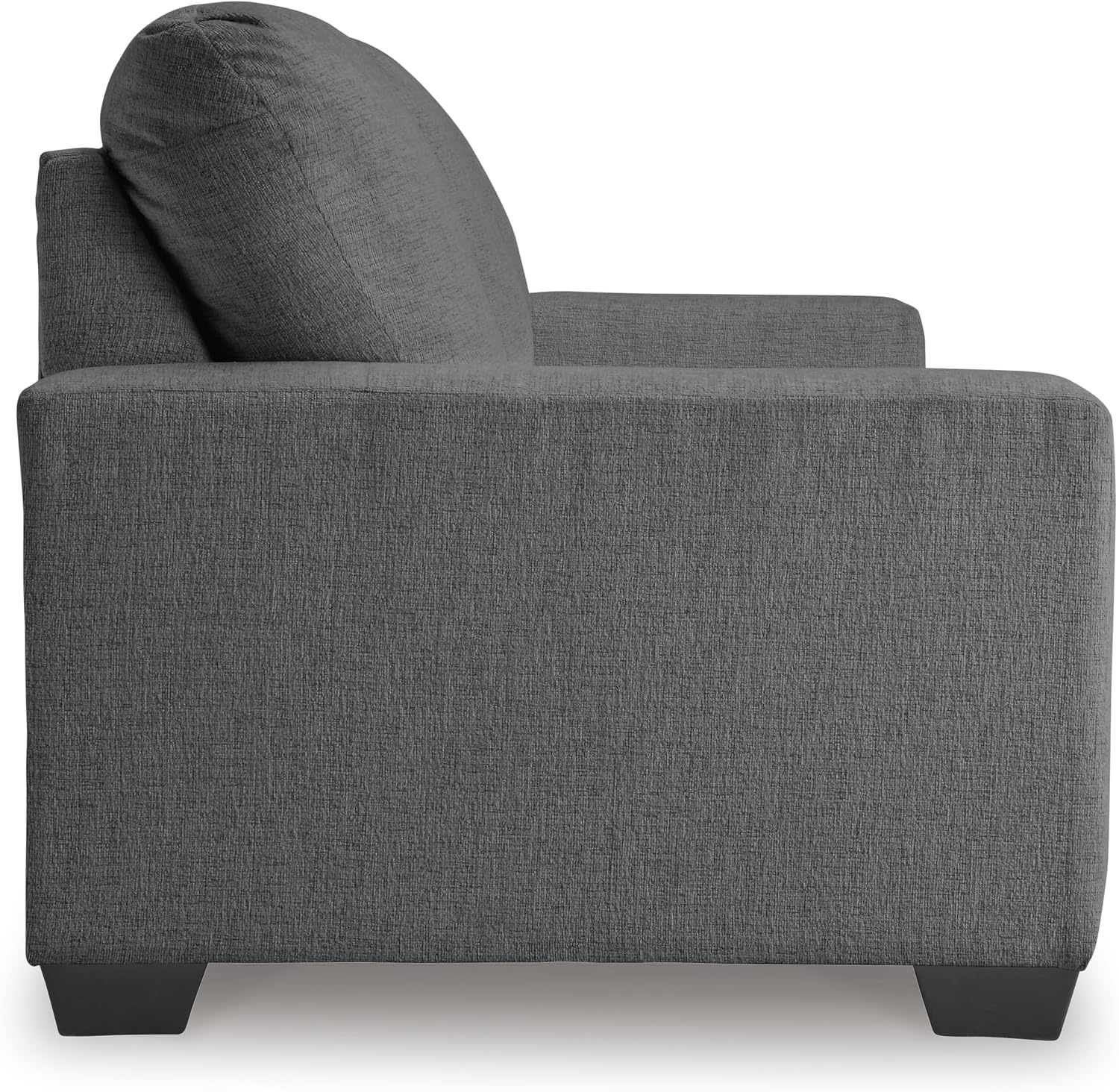 Signature Design by Ashley Rannis Casual 2-in-1 Sofa Sleeper with Folding Gel Memory Foam Mattress, Full, Gray