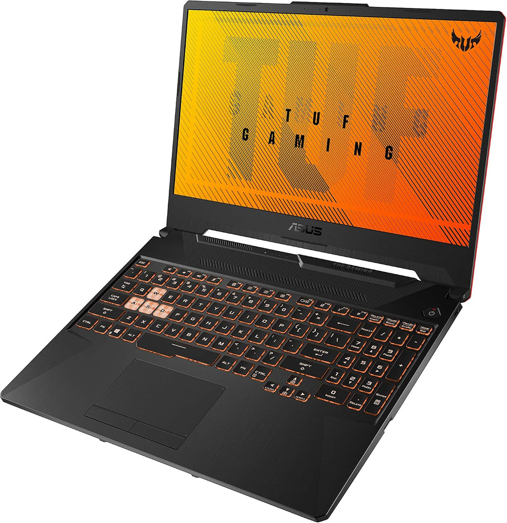 ASUS TUF Gaming A15 Gaming Laptop, 15.6â€ 144Hz Full HD IPS-Type Display, AMD Ryzen 5 4600H, GeForce GTX 1650 Ti, 8GB DDR4, 512GB PCIe SSD, RGB Keyboard, Windows 10 Home, Bonfire Black, FA506II-AS53