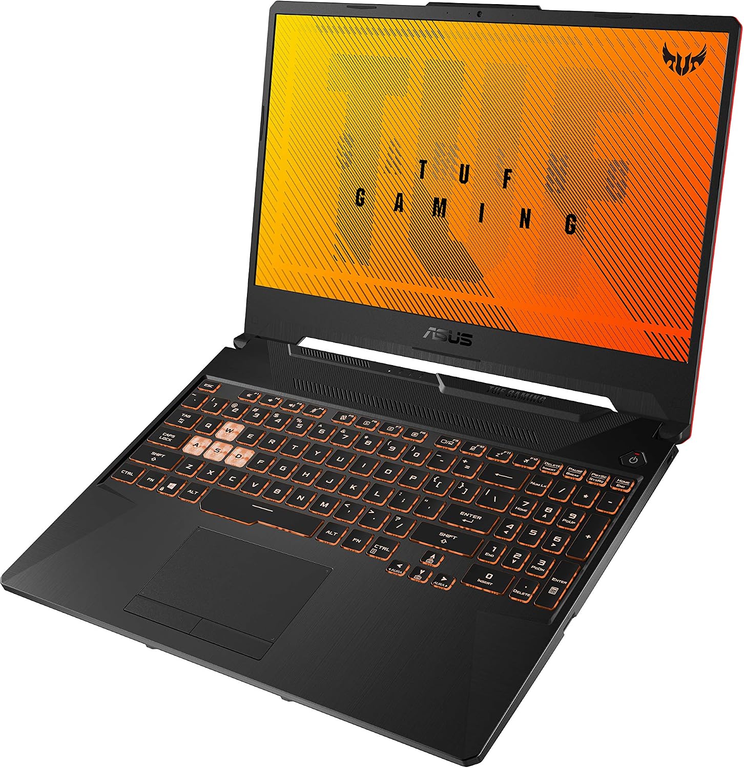 ASUS TUF Gaming A15 Gaming Laptop, 15.6â€ 144Hz Full HD IPS-Type Display, AMD Ryzen 5 4600H, GeForce GTX 1650 Ti, 8GB DDR4, 512GB PCIe SSD, RGB Keyboard, Windows 10 Home, Bonfire Black, FA506II-AS53