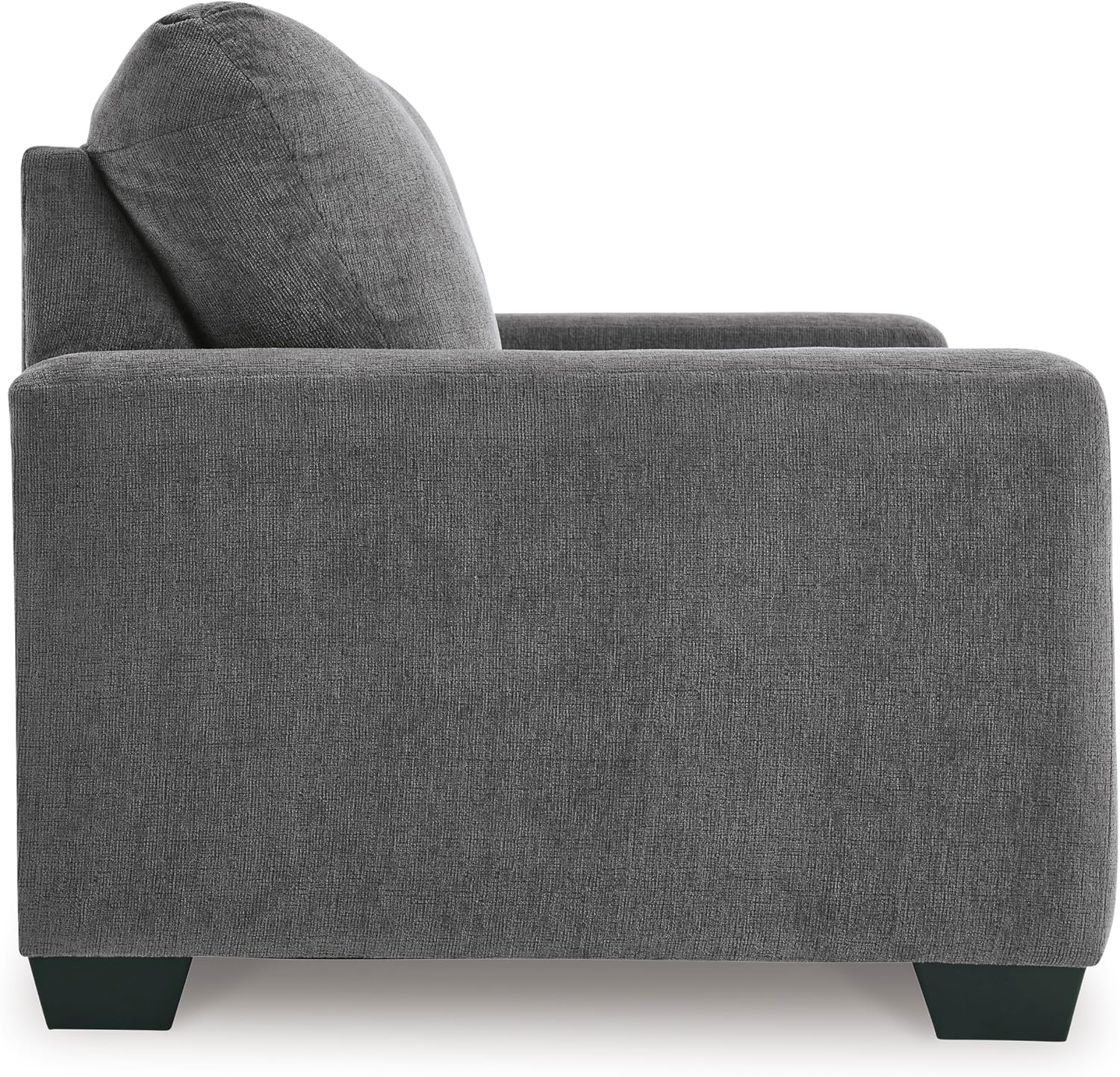 Signature Design by Ashley Rannis Casual 2-in-1 Sofa Sleeper with Folding Gel Memory Foam Mattress, Twin, Gray