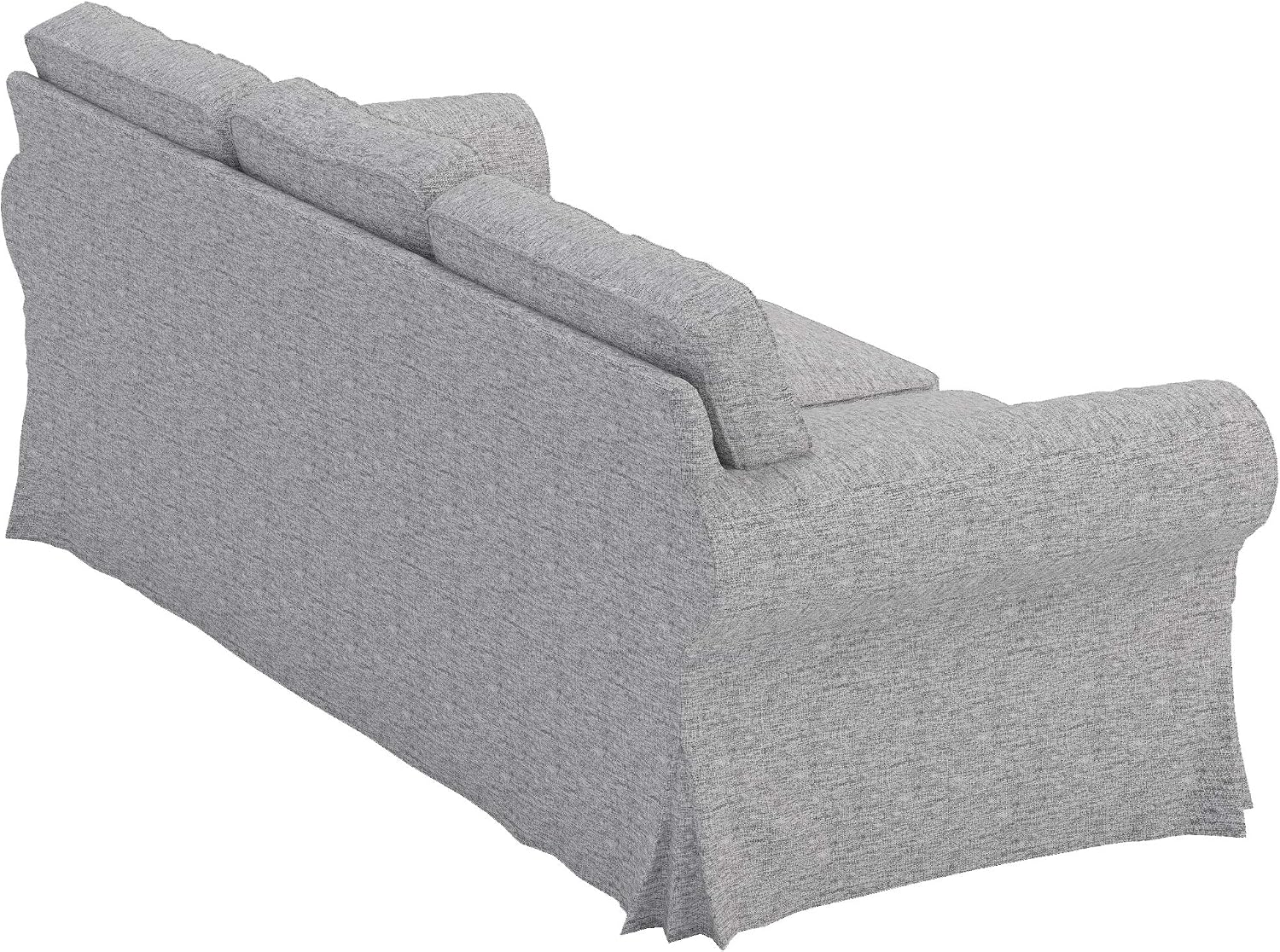 Ektorp 3 Seat Sofa Cotton Cover Replacement Slipcover Compatible with IKEA Ektorp Sofa Cover (Polyester Flax Sofa)