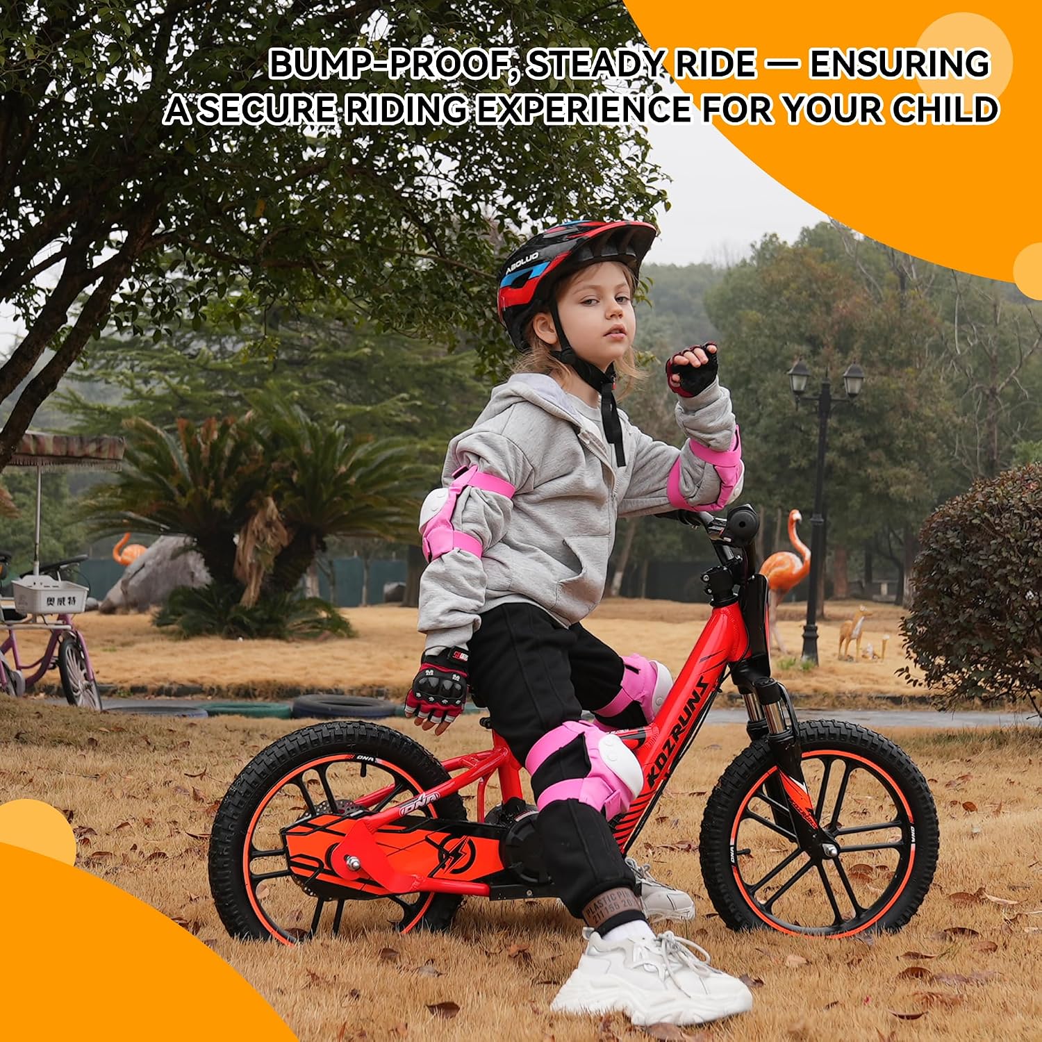 High Performance Electric Dirt Bike for Kids, 500W Motor, 3 Speed up to 15.5MPH, 24V 5AH Removable Lithium-Ion Battery, 13.6 Miles Max Range, Manual Rear Disc Brakes, Electric Motorcycle for Ages 5-10