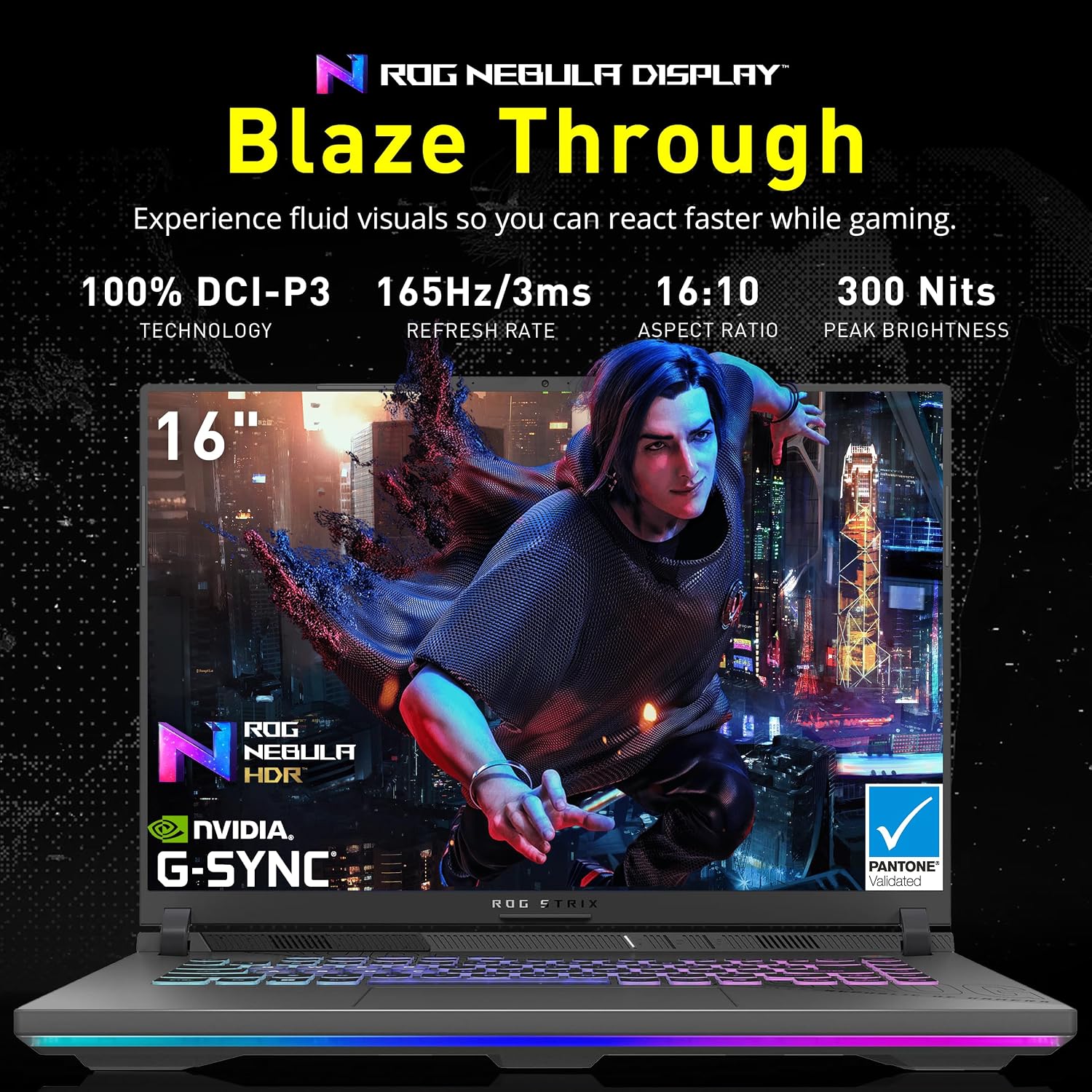 ASUS ROG Strix G16 Gaming Laptop, GeForce RTX 5070 Ti 12GB GDDR7, AMD Ryzen 9 8940HX, 64GB DDR5, 2TB PCIe SSD, Backlit Keyboard, 16' WUXGA 165Hz Display, Windows 11 Pro, Gray, 1TB Docking Station Set
