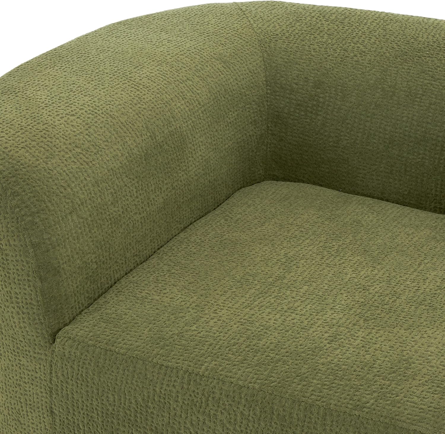 Christopher Knight Home Randa Modern Fabric Upholstered 5-Seater Sofa, Oversized Chair Cloud Couch, Fully Assembled Long Sofa Chaise Lounge, Fully Assembled, Olive Green