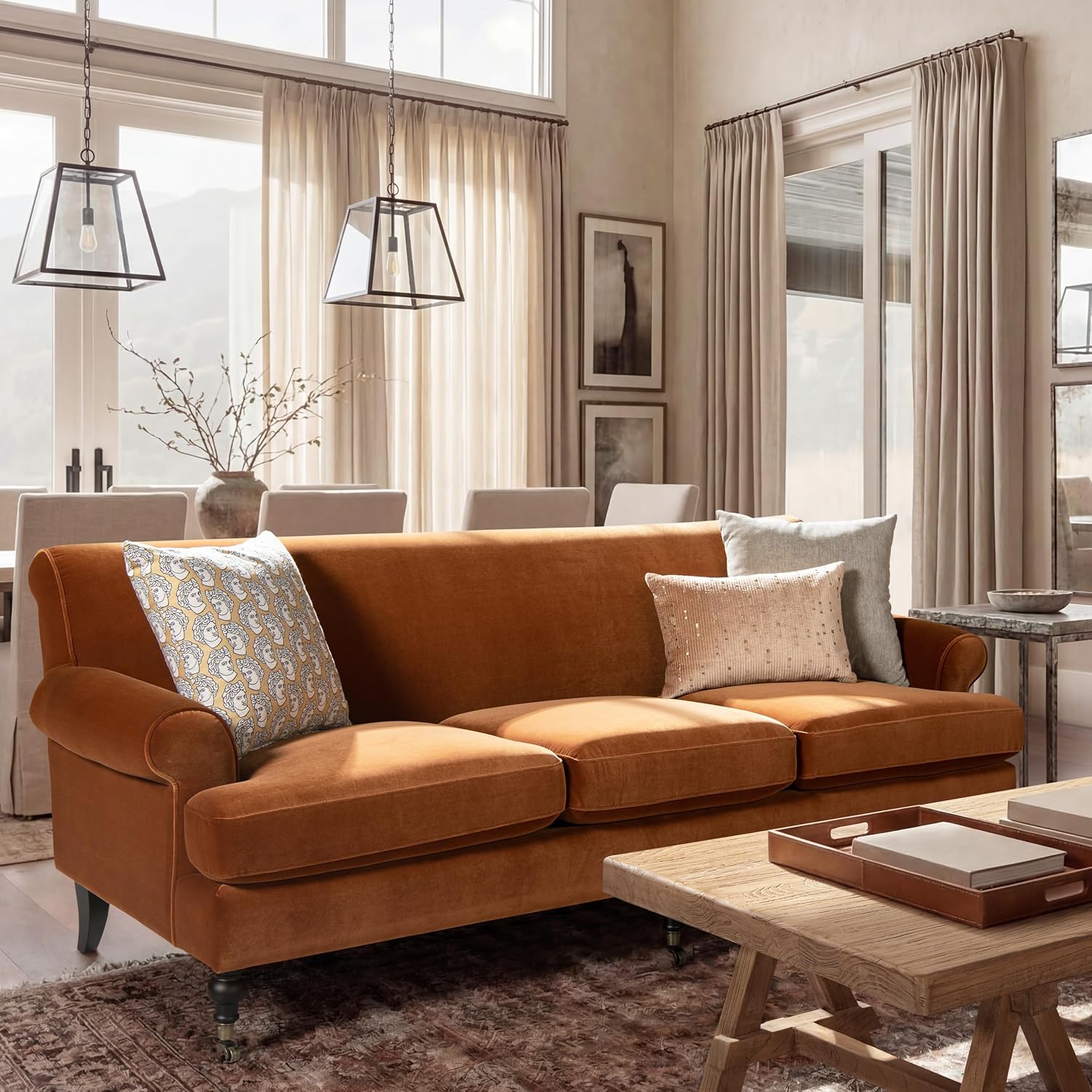 Jennifer Taylor Home Alana Lawson Living Room Sofa/Couch